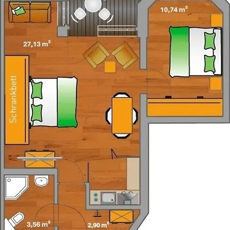 Daire Ancora Marina Haus 1 Nr 08, Typ 2 Neustadt in Holstein